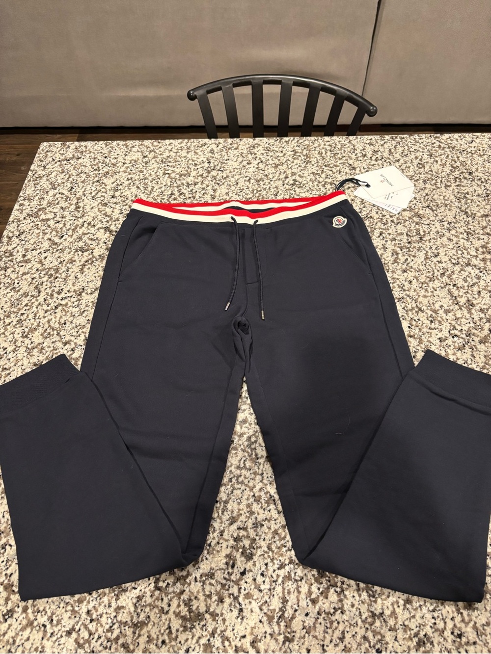 Moncler Tracksuit/Jumpsuit Set | Navy Blue/Red/White | XL and L - Picture 7 of 13